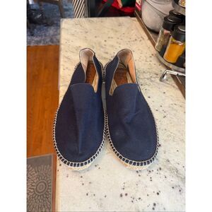 Viscata  Mens Navy Espadrille Flats sz 44 or US 11
